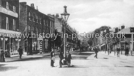 Church Street looking west, Enfield, Middlesex. c.1906